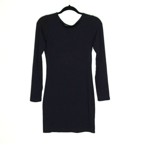 Lulus Jersey Knit Dress Size S Long Sleeve Pullover Stretch Rayon - Picture 1 of 5